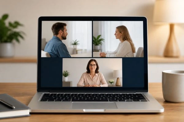 Image of online shuttle mediation Eastbourne